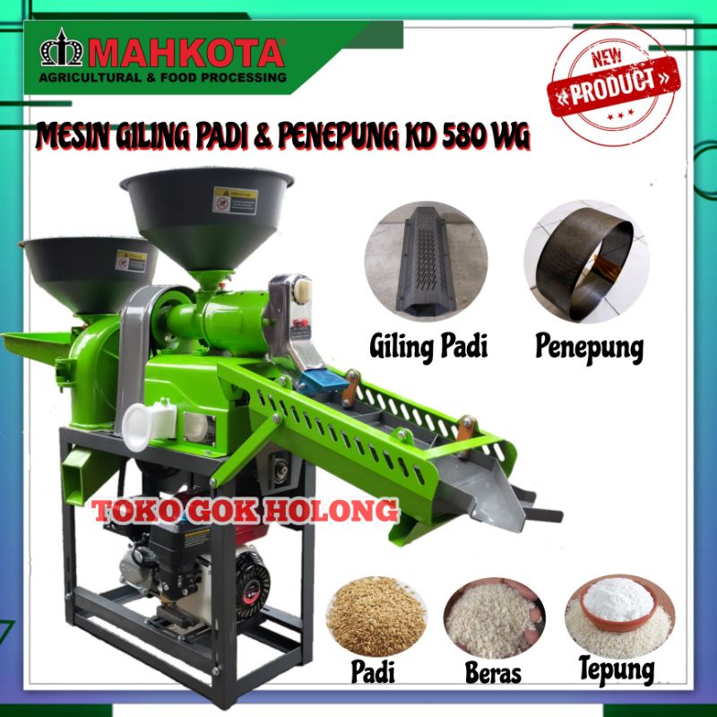 Jual Mesin Giling Padi Dan Penepung Kd 580 Wg Mahkota Terbaru Indonesia Shopee Indonesia