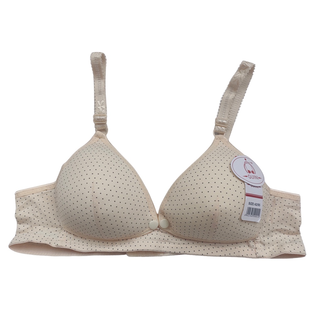 BH Menyusui GUINI Uk 36-42 Kancing 3 Busa Sedang Bukaan Tengah