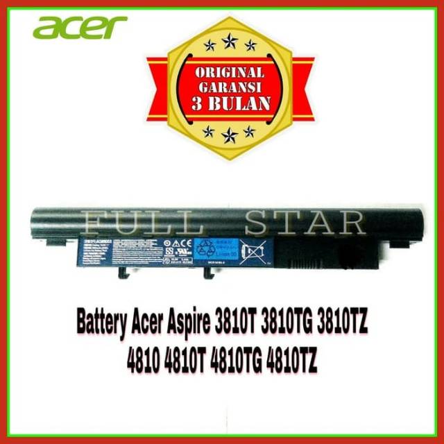 Baterai Original Acer Aspire 3810T 4810T 5810T Travelmate 8371