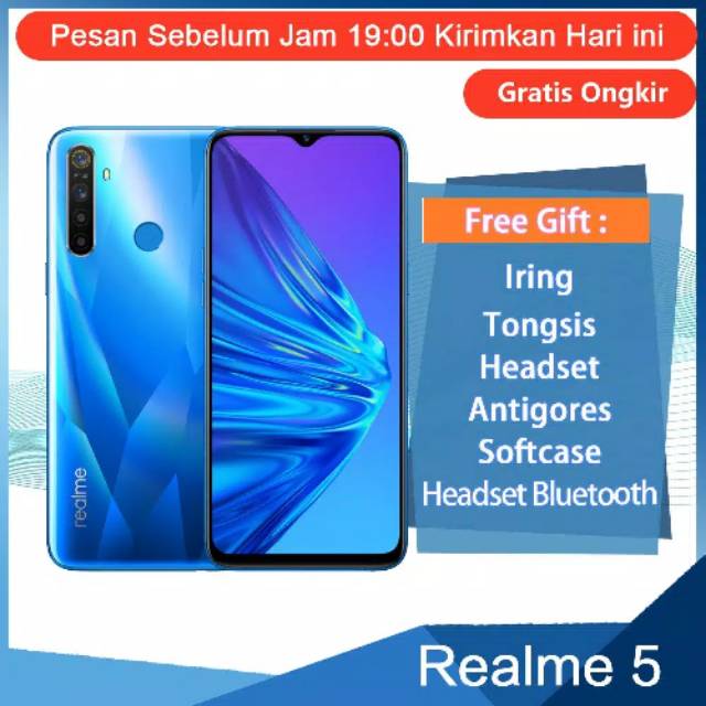 Realme 5i 3/32 4/64 battery 5000mah