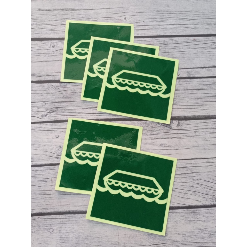 

Stiker Safety Kapal GLOW IN THE DARK SAFETY SIGN WITH OR TEXT LIFEBOAT/ Stiker Safety Kapal LAMINASI / Sticker Kapal / Stiker Kapal Safety / Stiker Safety Kapal /