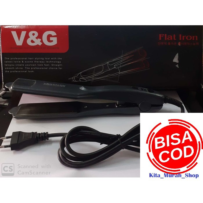 COD Catok Murah V&G Pelurus Rambut Catokan Hair Straightener V & G