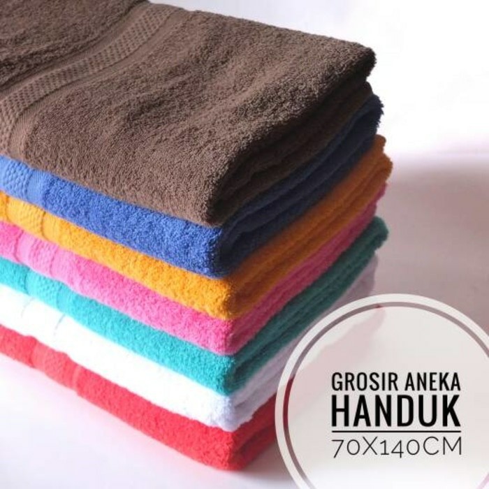 GAH Handuk Mandi Polos Ukuran 70x140cm