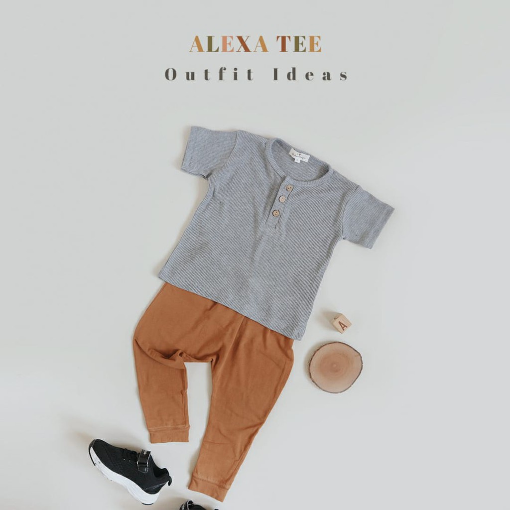 Alexa Tee Kaos Anak Unisex - Baju Anak Earth Tone Series Beeboodesign