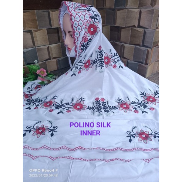 Mukena katun dewasa lajur inner