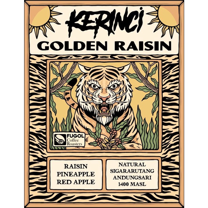 

[COD] KERINCI GOLDEN RAISIN (200 gr) Single Origin Specialty Coffee Arabica [COD]