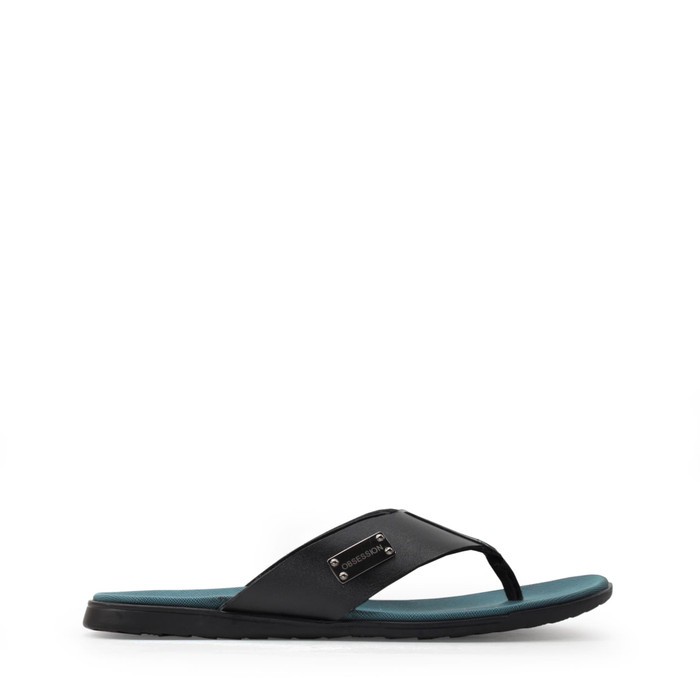 Sandal Kulit Pria OBSESSION Troy 104 black