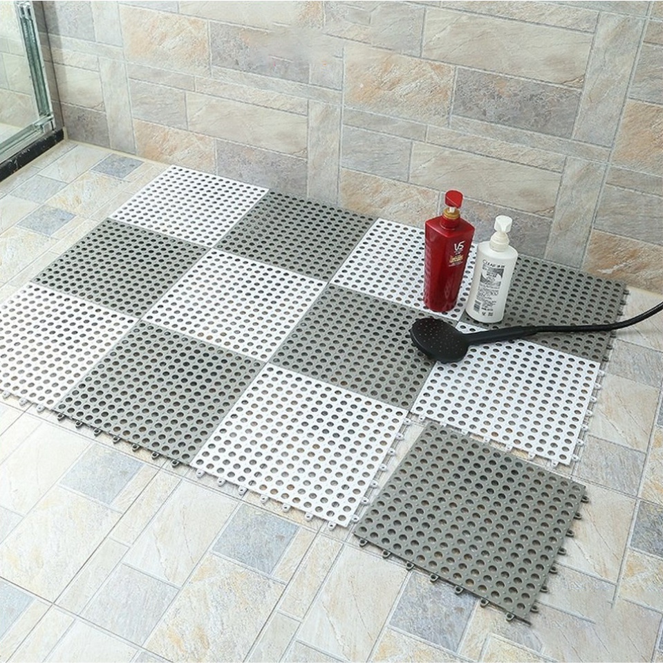 Karpet Toilet Kamar Mandi WC Anti Slip / Keset Lantai Anti Licin Polkadot DD-1