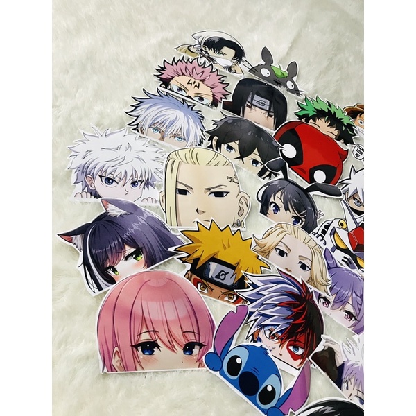 LARGE STICKER ANIME BESAR 15 cm ( Untuk mobil, laptop, notebook dsb )