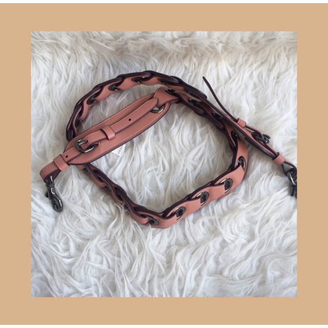 Coach F87292 Leather Strap Bag