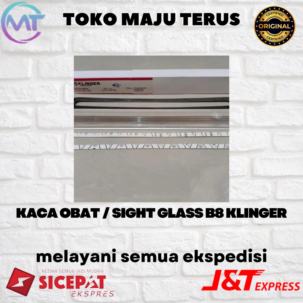 KACA OBAT / SIGHT GLASS B8 KLINGER