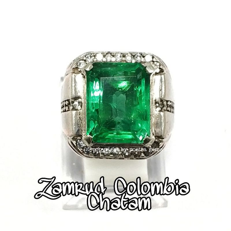 CINCIN BATU PERMATA ZAMRUD COLOMBIA CHATAM