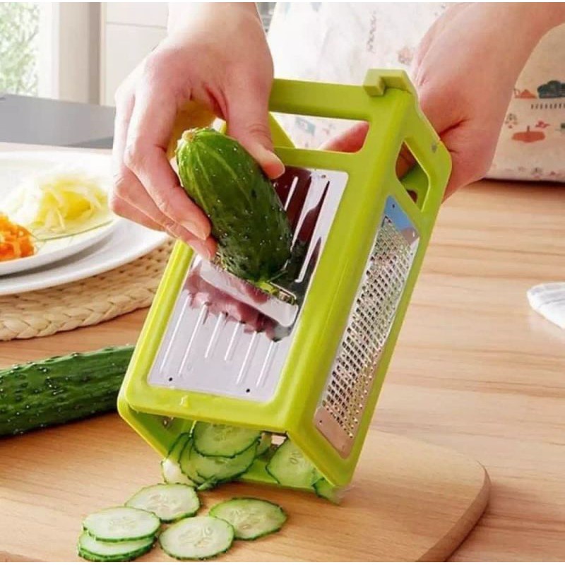 Fold Fiat Grater Parutan 4 in 1 Serbaguna Lipat murah - 4in1 pemotong sayur dan buah