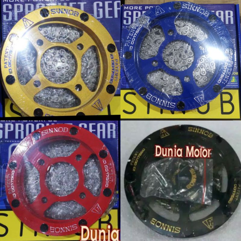 GIR GEAR SET SINNOB CB 150 R MEGAPRO VERZA NEW CB CBR 150 FACELIFT THAILAND MEGAPRO MONOSHOCK SONIC