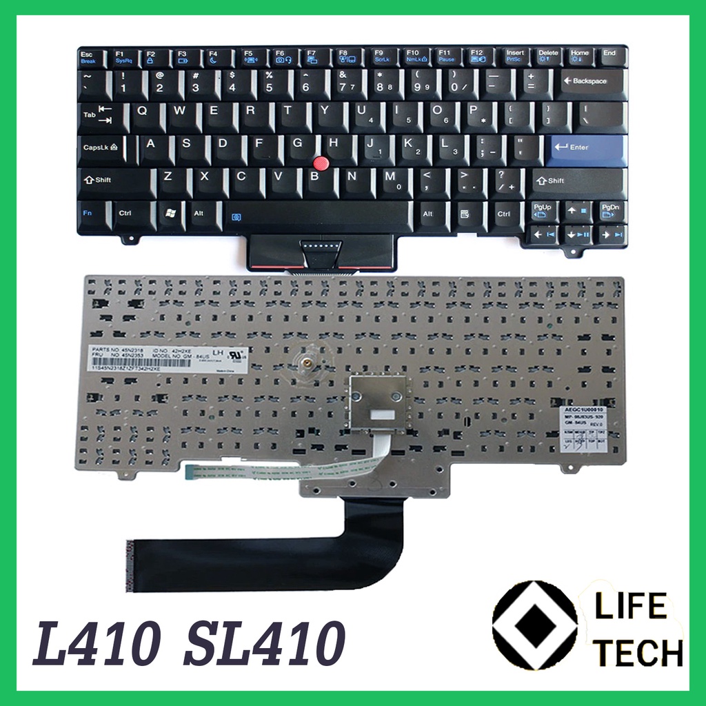 KEYBOARD LENOVO THINKPAD L410 L412 L420 L421 L510 L512 L520 SL410 SL410K SL510 45N2318 POINTER BARU