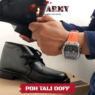  Sepatu  PDH Pantofel  Pria  Paskibra  Dinas TNI Security 