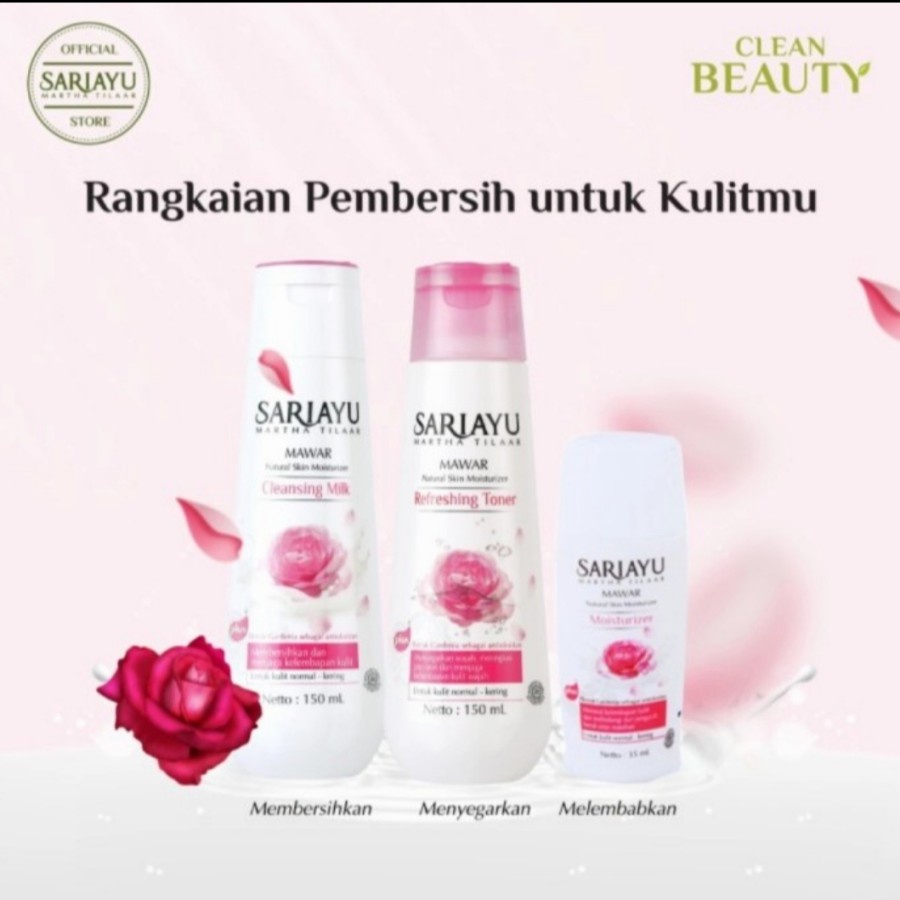 SARIAYU PEMBERSIH CLEANSING MILK/TONER 150mL