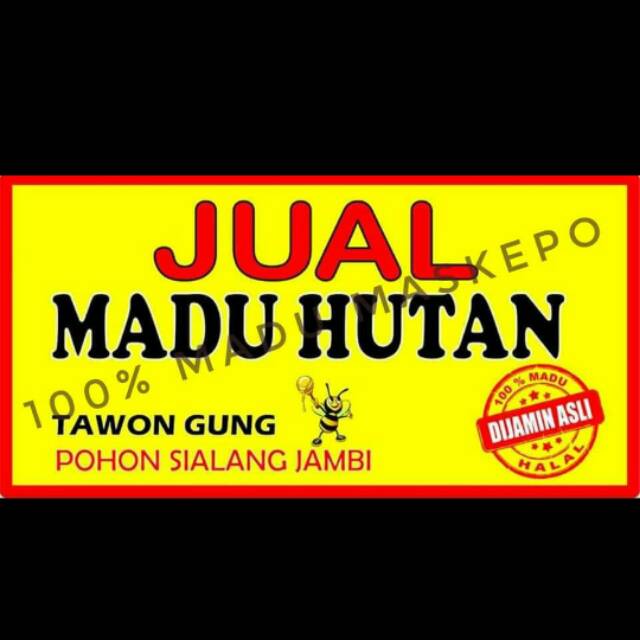 

ASLI 100% Madu Hutan Tawon Gung MUTU TERJAMIN