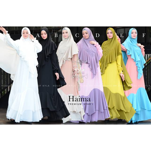 GAMIS HAIMA by HOUSE OF KYLA GAMIS MODERN CANTIK