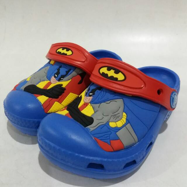 Sandal crocs anak custom clog batman sandal berkarakter lucu