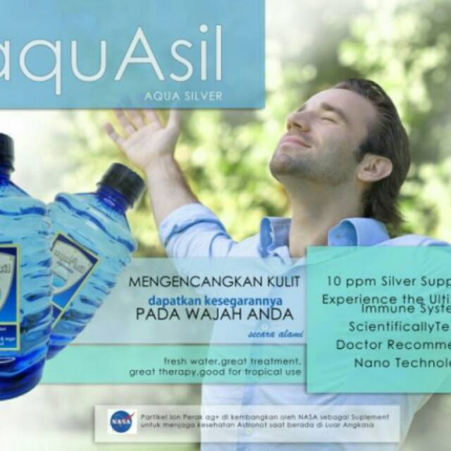 Air Ion Perak(Ag+)Ionic silver water 500ml