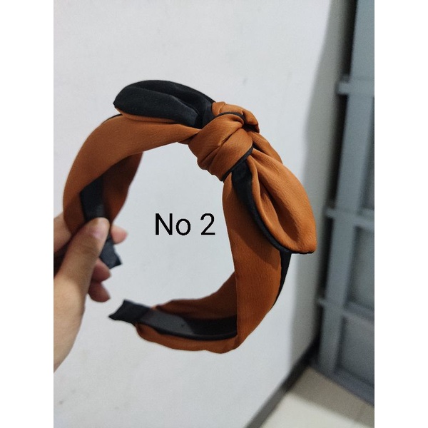 (JKT ) Bando Makeup Motif Pita  Headband Bandana IMPORT QUALITY #97