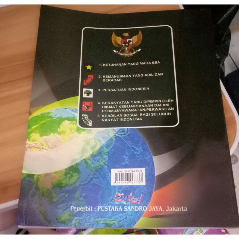 ATLAS GLOBAL 34 Provinsi + INDEX  Ukuran besar 24x32 / atlas ukuran besar