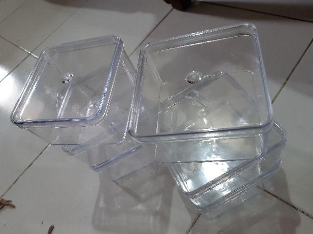 Toples Easytop Kotak Polos Kue Kering 300 Gram 712 @12pcs