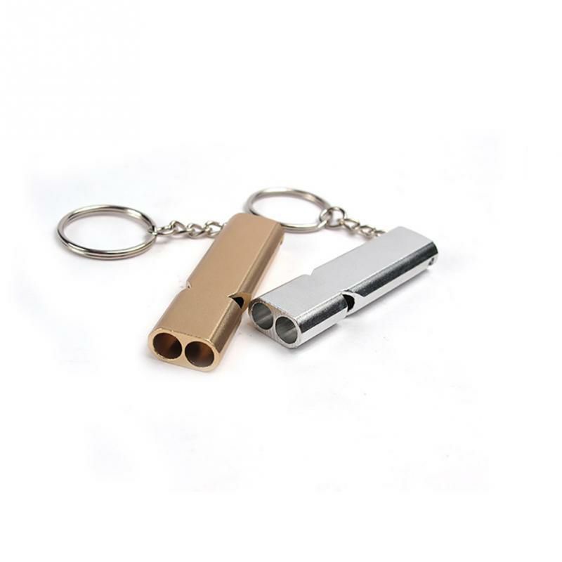 Gantungan Kunci Peluit Survival Outdoor Emergency Whistle Keychain