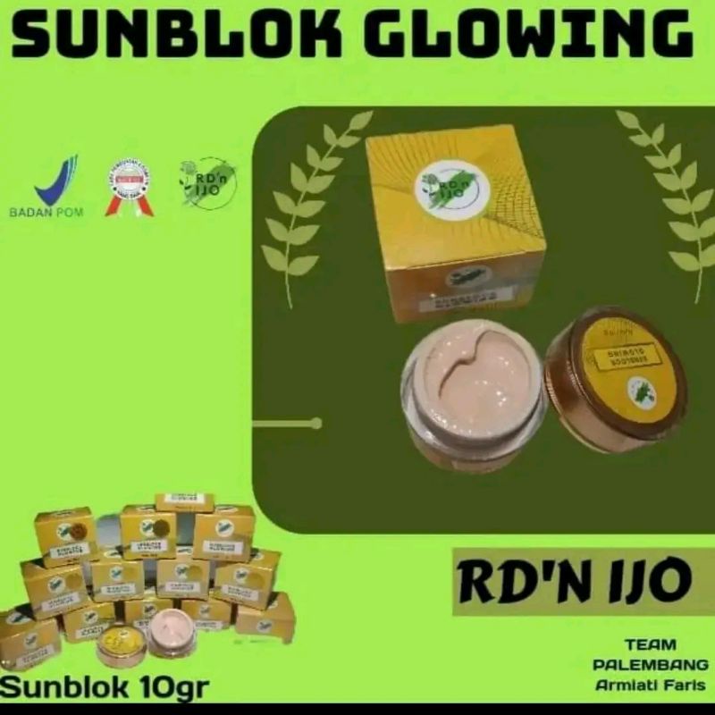sunblok glowing RDN ijo