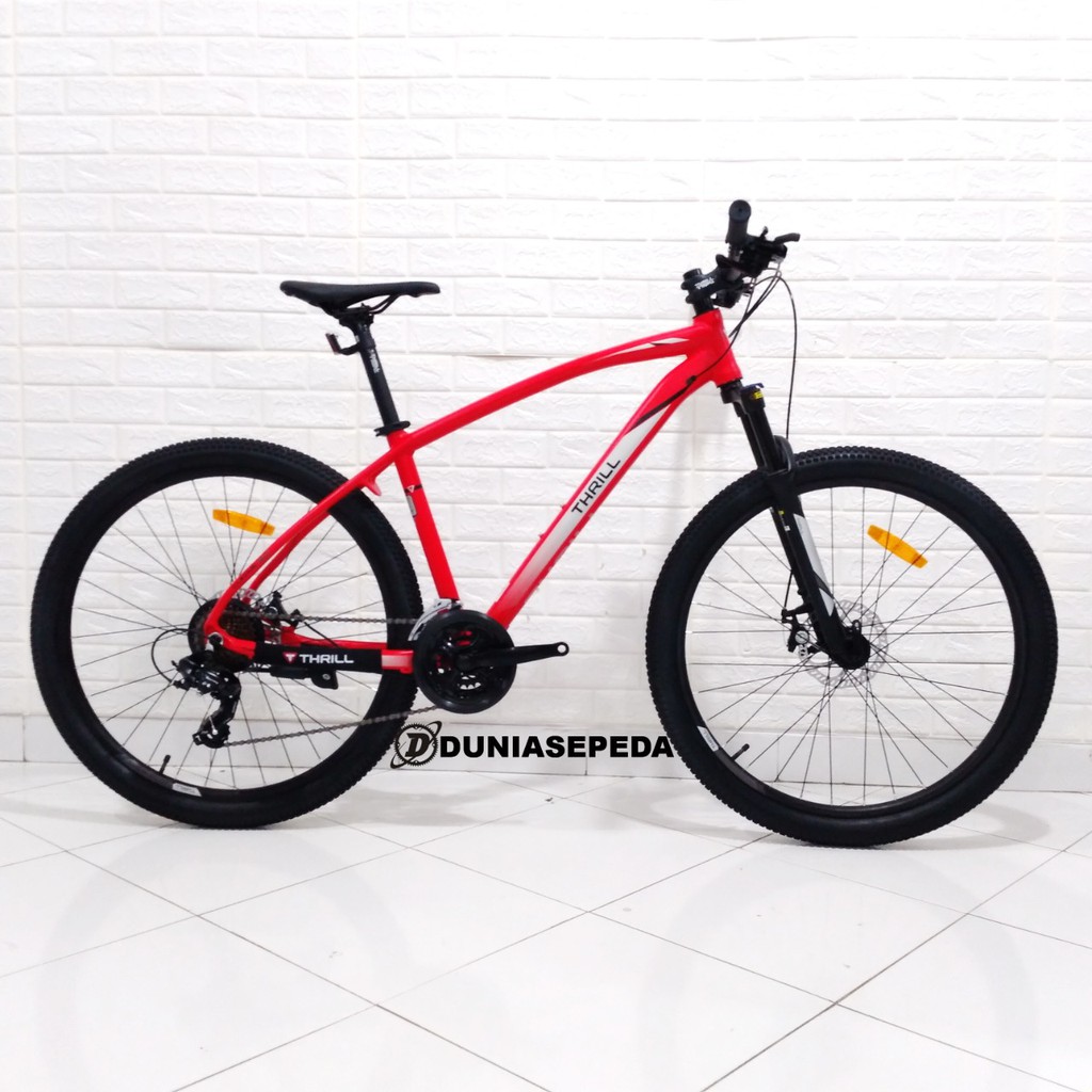 SEPEDA GUNUNG 27.5 THRILL CLEAVE 3.0 MATTE NEON RED