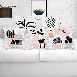  Bayar Di Tempat Sarung Bantal Motif Tanaman  Pot  Kaktus  