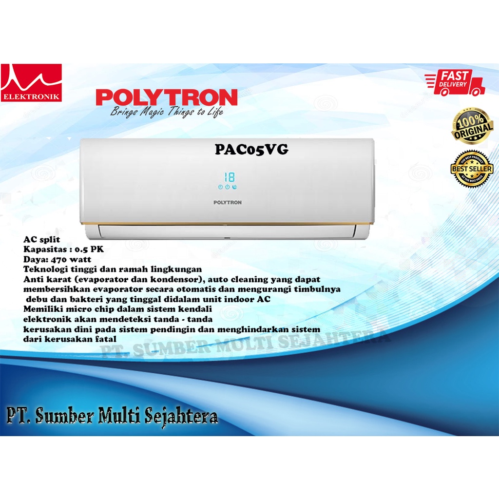 AC POLYTRON 1/2 PK PAC 05 VH