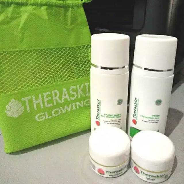 THERASKIN PAKET GLOWING ORIGINAL BPOM - PAKET THERASKIN GLOWING BPOM