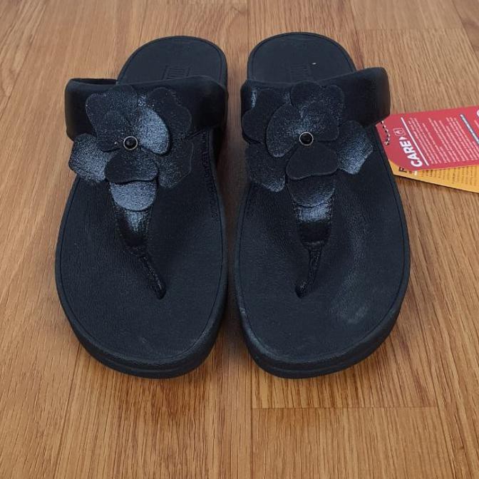 Sandal Fiflop/Sandal Wanita/Fiflop Forsage Made In Vietnam -Hitam36 Linaaastore