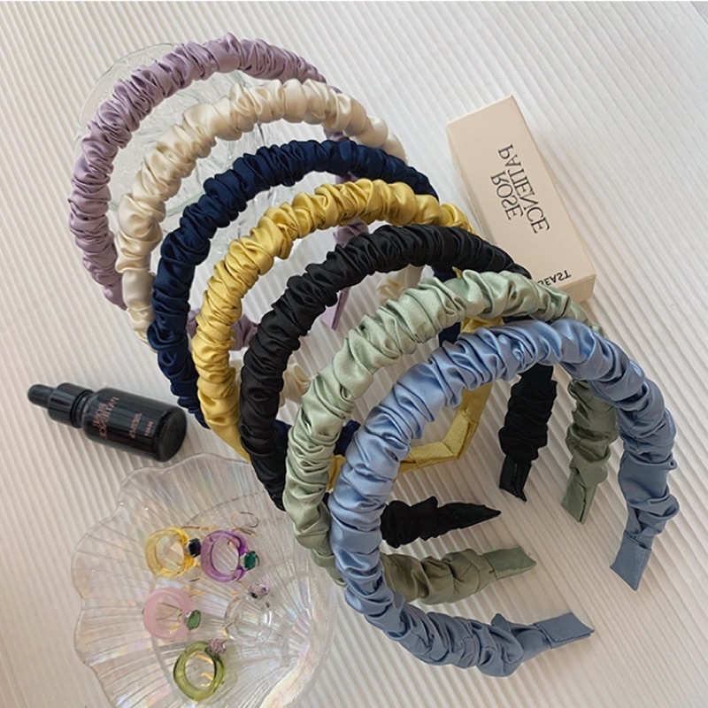 bando-08 korea scrunchie Bando kerut Headband ruffle Cantik Murah