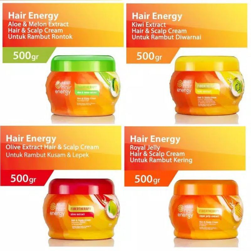 MAKARIZO Hair Energy Fibertherapy Hair &amp; Scalp Creambath 500g