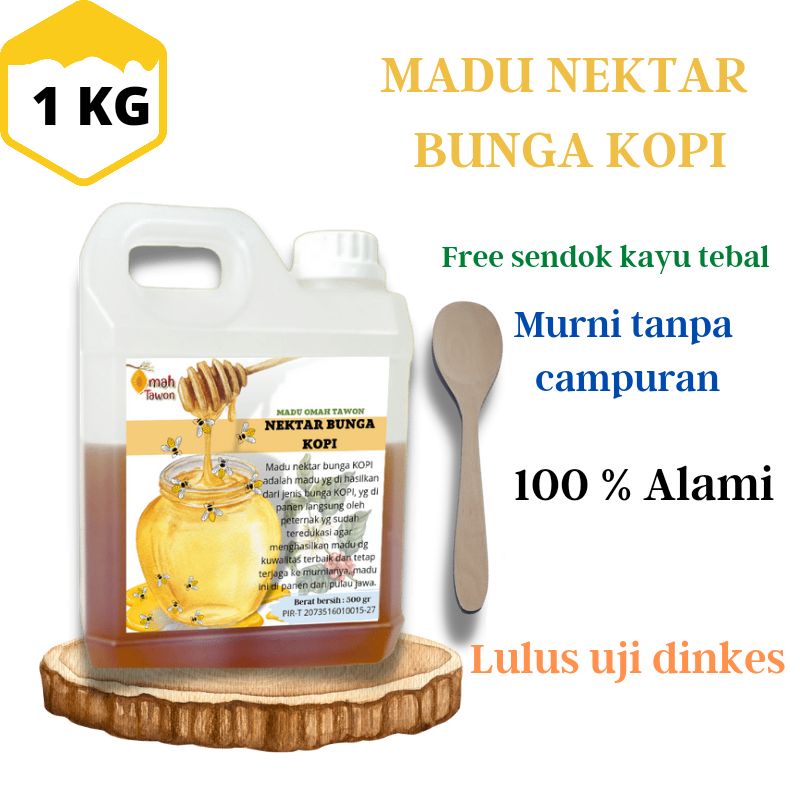 

Madu murni asli nektar bunga kopi 1 kg