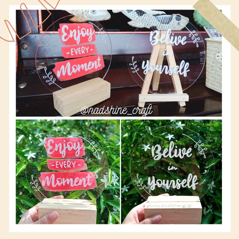

Acrylic Letteting bulat/akrilik lettering/hadiah wisuda/kado wisuda/kado ultah/kado nikah