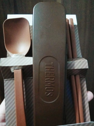 Thermos Sendok Sumpit Travel Cutlery Set - Brown (cpe-001-bw)