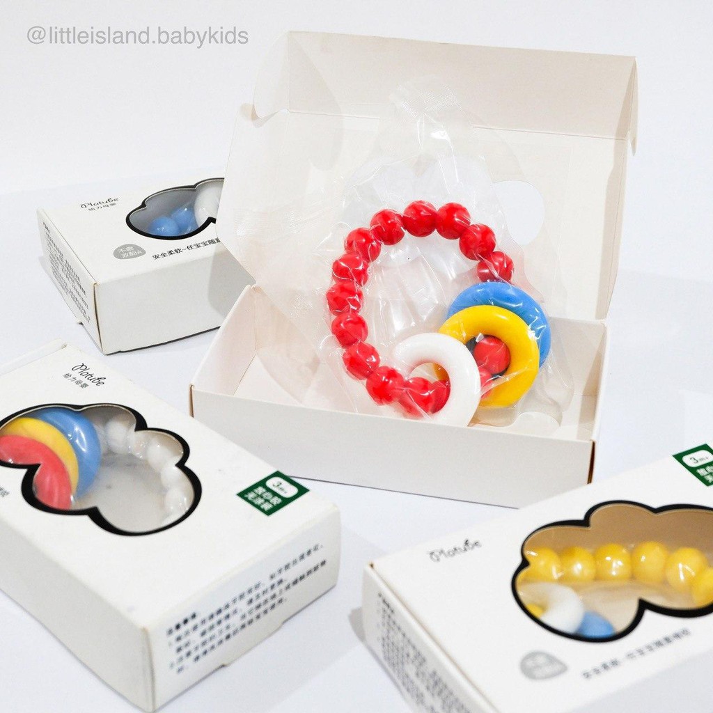 LIN017 PLATUBE Teether Bayi Size 3+ Bulan BPA Free