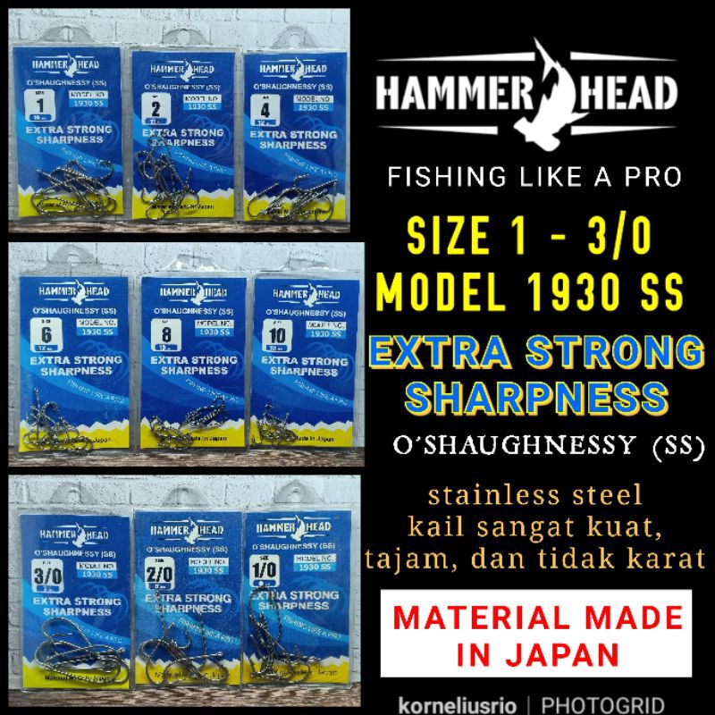 HAMMER HEAD MODEL 1930 SS KAIL STAINLESS STEEL KAIL PANCING STAINLESS KAIL KUAT KAIL STENLIS