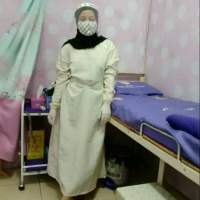 Baju Surgical Gown / Baju Operasi OK / Baju APD / Bahan Parasut impor