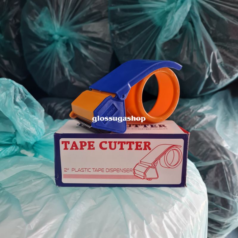 

TAPE CUTTER ALAT PEMOTONG LAKBAN 2 INCH DISPENSER MURAH TAJAM MEDAN