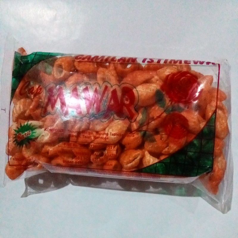 

Cemilan Makroni Potong Mawar