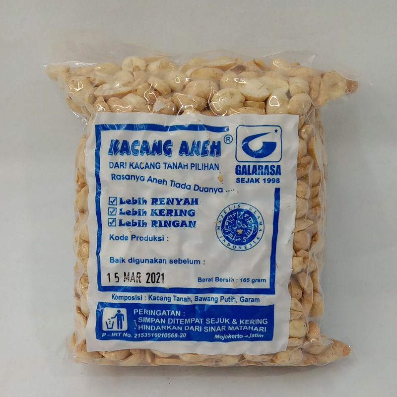 

Kacang Aneh Galarasa 165 gr