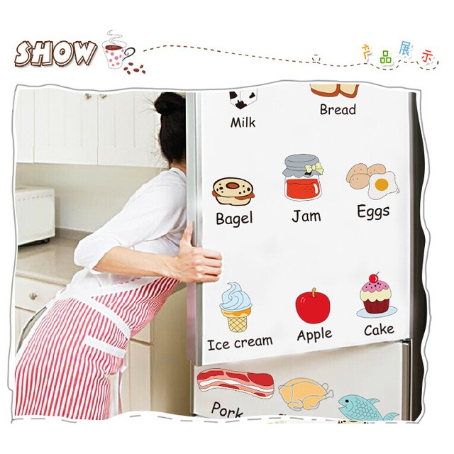 METH AM7090 MY BREAKFAST WALLSTICKER 50X70WALLSTIKER STIKER DINDING CLASSIC RETRO DEKORASI RUANGAN S