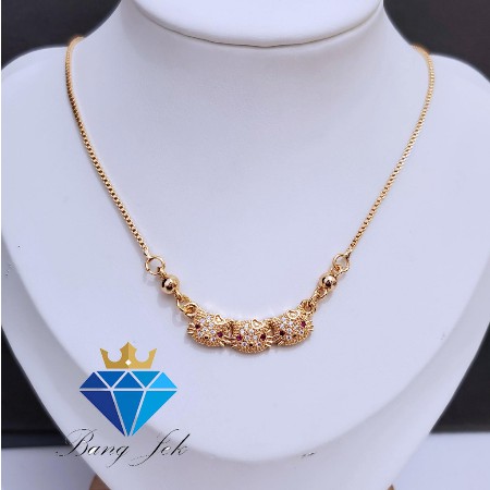 Kalung Anak Anti Luntur Model Hello Kitty Permatah 24 K