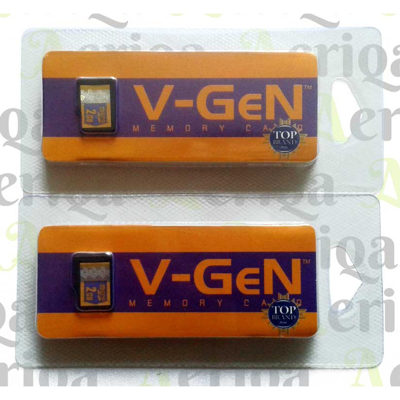 2 Gb V-Gen Memory Card / Kartu Memory Micro SD Original Vgen