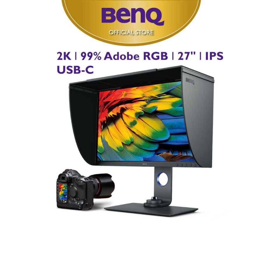 BenQ SW270C 27inch IPS 2K QHD 99%Adobe RGB IPS Pro Fotografer Monitor